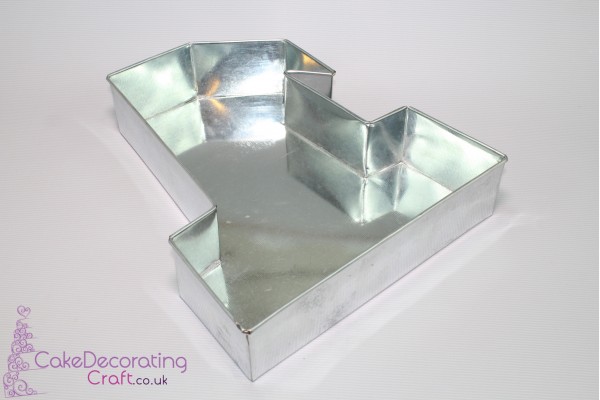 Special Size Large Number 1 | Sharp Corner | Novelty Shape | Cake Baking Tins and Pans | 3" Deep