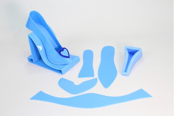 High Heel Fondant Shoe Kit | Gum Paste | Cake Decorating Craft Topper | Sky Blue