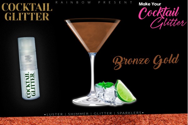 Cocktail Gloss Lustre Pearled Shimmer Shade | Edible | Bronze