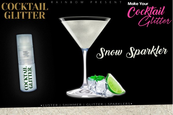 Glitzy Cocktail Glitter and Sparkling Effect | Edible | Snow Sparkler