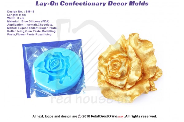SM-18 | Silicon Molds | Silicon Moulds | For Gumpaste Sugarpaste Fondant Modelling Paste | Cake and Cupcake Decorating Craft Tool