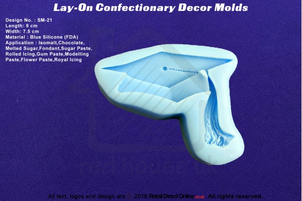 SM-21 | Silicon Molds | Silicon Moulds | For Gumpaste Sugarpaste Fondant Modelling Paste | Cake and Cupcake Decorating Craft Tool
