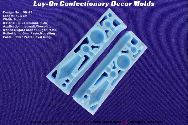 SM-28 | Silicon Molds | Silicon Moulds | For Gumpaste Sugarpaste Fondant Modelling Paste | Cake and Cupcake Decorating Craft Tool