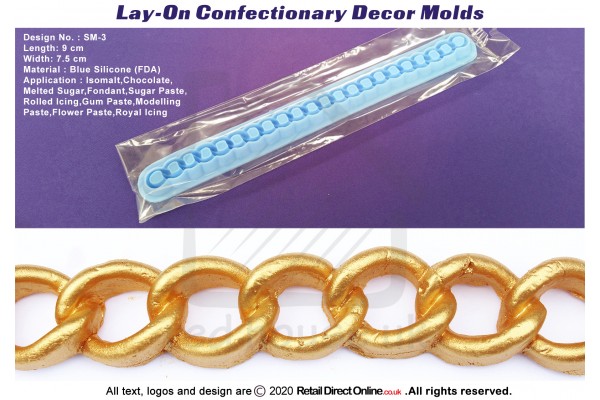 SM-3 | Silicon Molds | Silicon Moulds | For Gumpaste Sugarpaste Fondant Modelling Paste | Cake and Cupcake Decorating Craft Tool