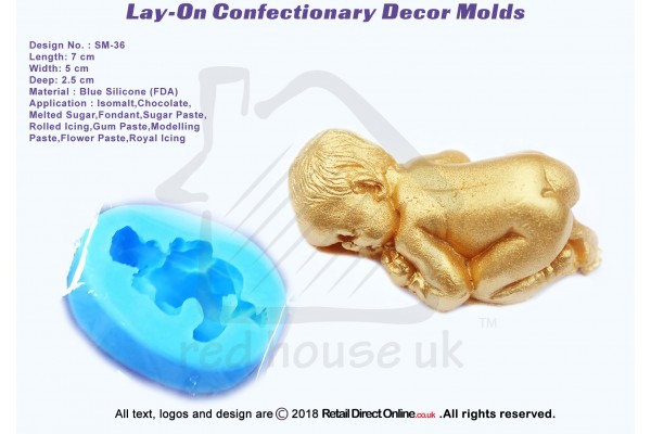 SM-36 | Silicon Molds | Silicon Moulds | For Gumpaste Sugarpaste Fondant Modelling Paste | Cake and Cupcake Decorating Craft Tool